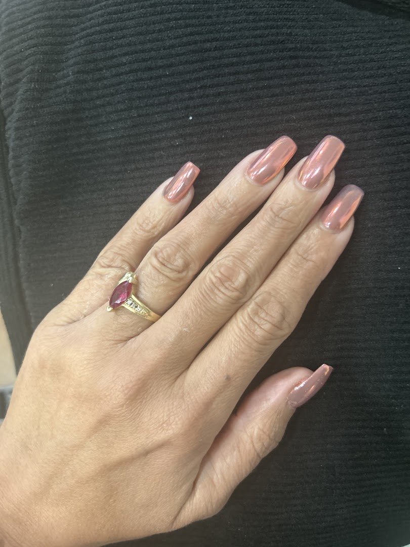 Pedicure chair in a bright nail salon